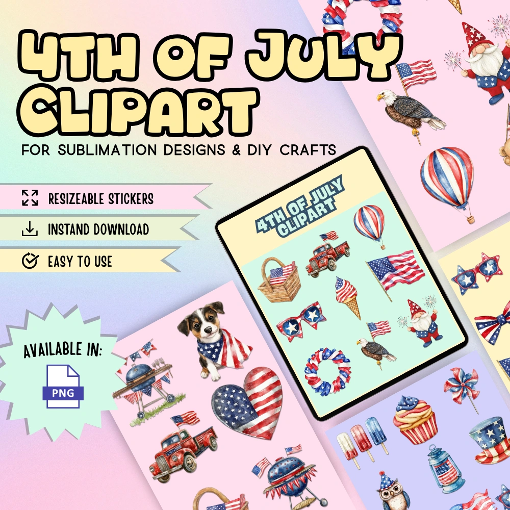 4th of July Clipart, Independence Day